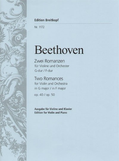 Beethoven, Ludwig van: Romanzen G/F-dur op. 40/50