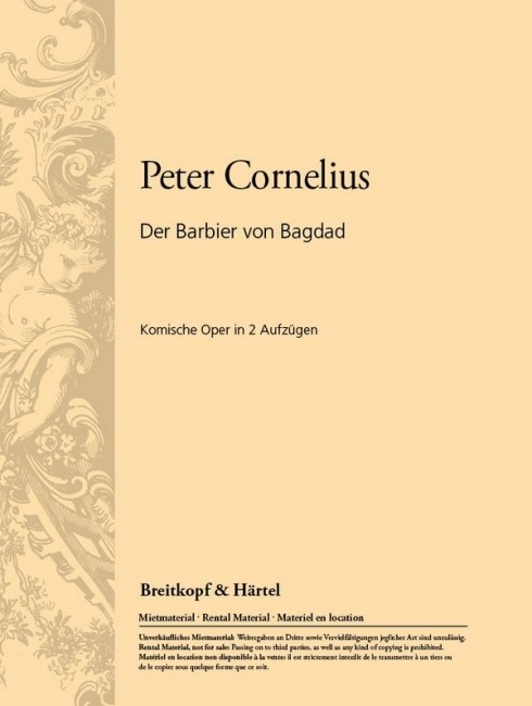 Cornelius, Peter: Der Barbier von Bagdad