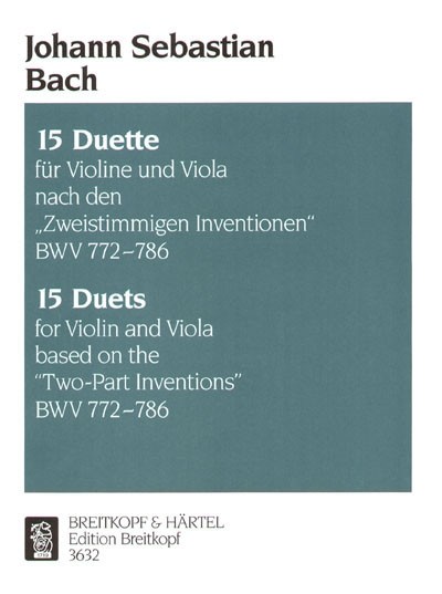 Bach, Johann Sebastian: 15 Duette nach BWV 772-786