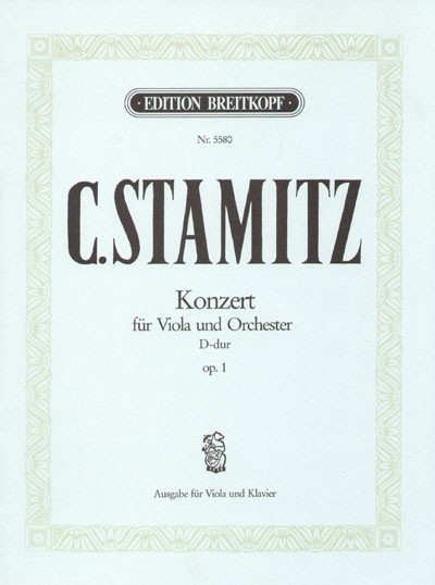 Stamitz, Carl: Violakonzert D-dur