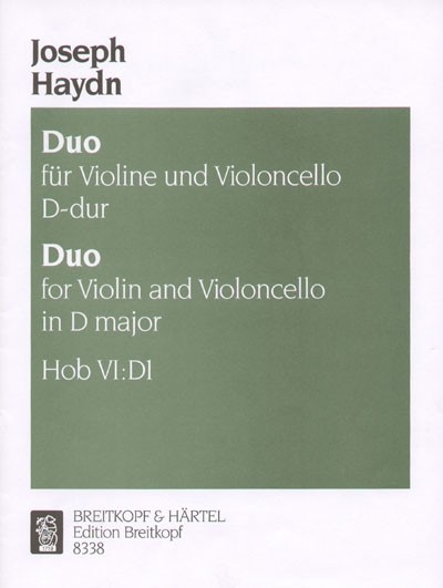 Haydn, Joseph: Duo VI D 1