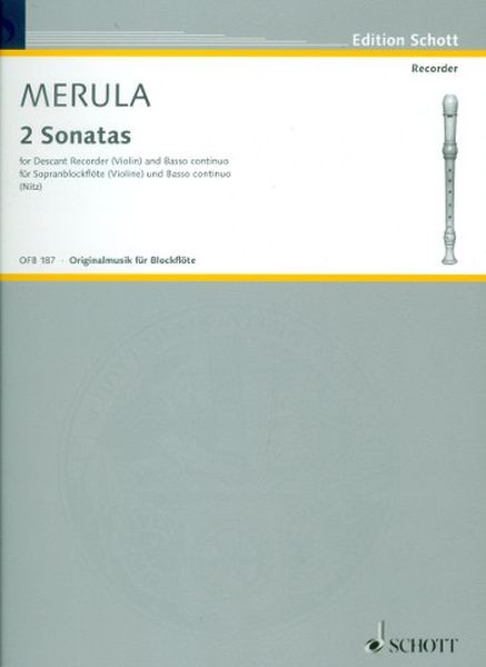 Merula, Tarquinio: 2 Sonatas