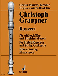 Graupner, Christoph: Konzert für A-Blfl und Orch, KA