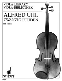 Uhl, Alfred: Zwanzig Etüden für Viola