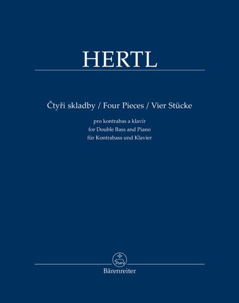 Hertl, Frantisek: Vier Stücke für Kontrabass und Klavier