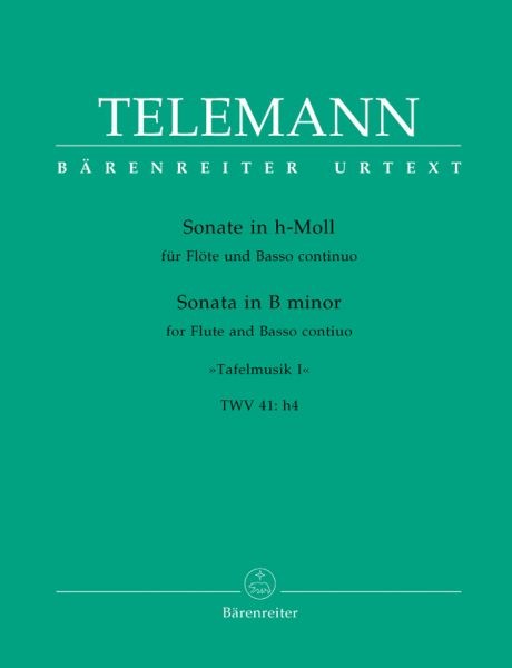 Telemann, Georg Philipp: Sonate h-Moll für Flöte und Basso continuo