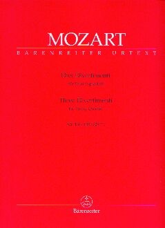 Mozart, Wolfgang Amadeus: Drei Divertimenti