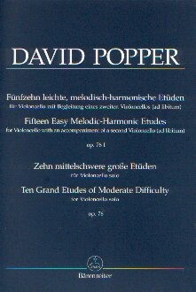 Popper, David: Fünfzehn leichte, melodisch-harmonische Etüden