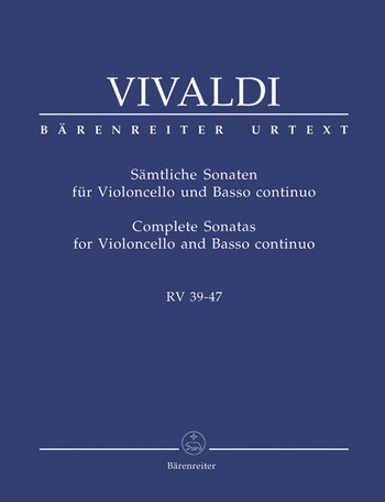 Vivaldi, Antonio: Sämtliche Sonaten für Violoncello und B.c.