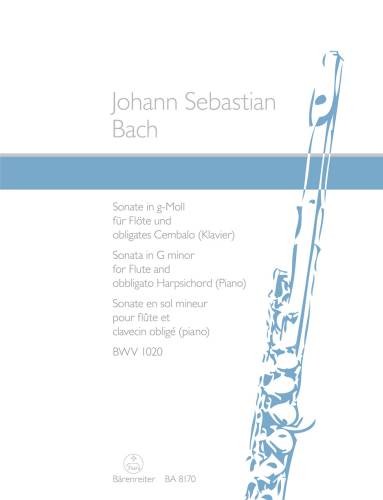 Bach, Johann Sebastian (1685-1750): Sonate für Flöte und obligates Cembalo