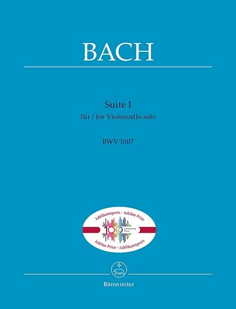 Bach, Johann Sebastian (1685-1750): Suite I für Violoncello solo BWV 1007