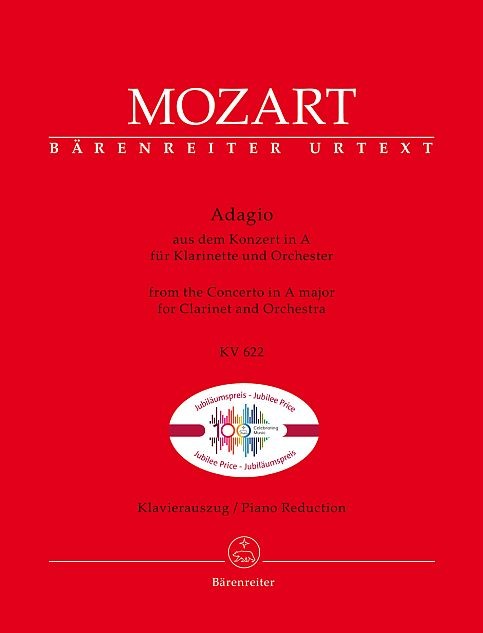 Mozart, Wolfgang Amadeus: Adagio für Klarinette und Orchester (KV 622)