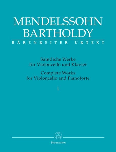 Mendelssohn Bartholdy Felix: SAEMTLICHE WERKE 1