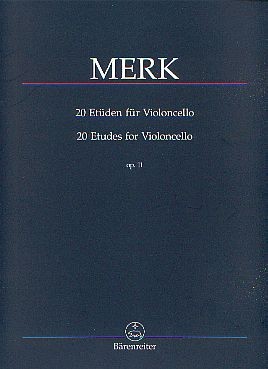 Merk, Josef (1795-1852): 20 Etüden für Violoncello op. 11