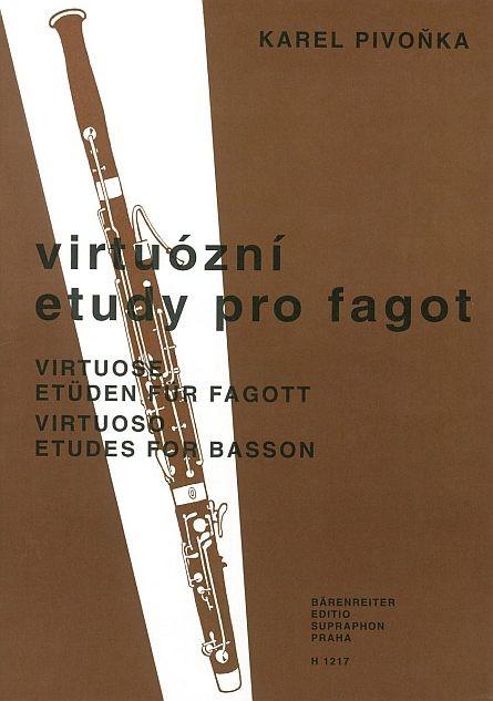 Pivonka, Karel: Virtuose Etüden für Fagott