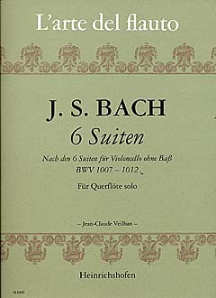 Bach, Johann Sebastian (1685-1750): 6 Suiten für Querflöte solo