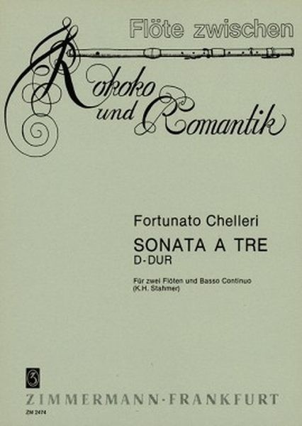 Chelleri, Fortunato: Sonata a tre D-dur