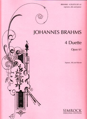 Brahms, Johannes: 4 Duette op. 61