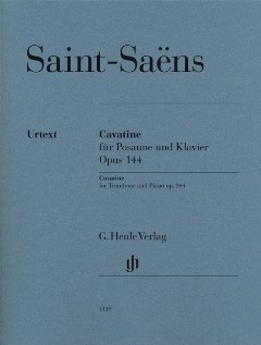 Saint-Saens, Camille: Cavatine for Trombone and Piano op. 144