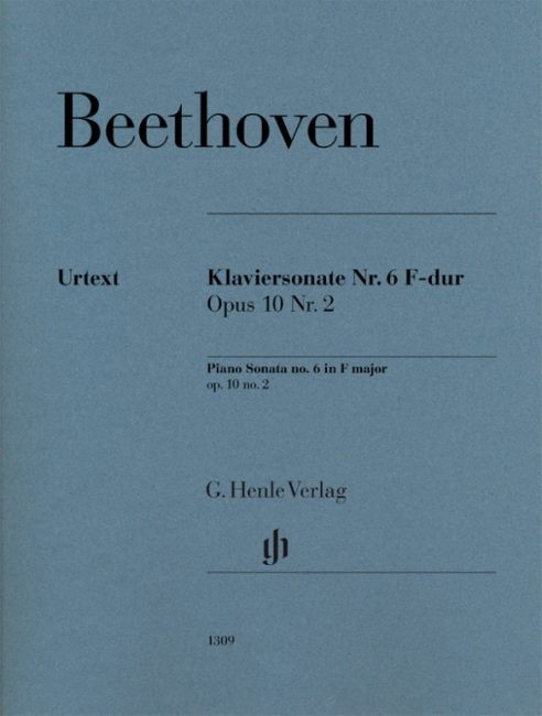 Beethoven Ludwig van: Sonate 6 F-Dur op 10/2