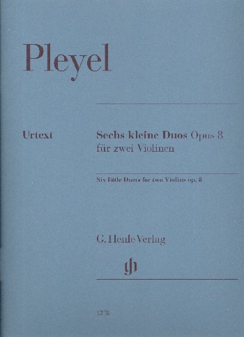 Pleyel Ignaz Joseph: 6 kleine Duos op 8