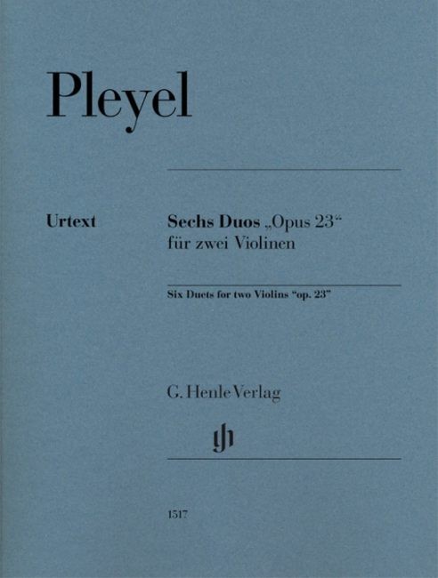 Pleyel Ignaz Joseph: 6 Duos op 23