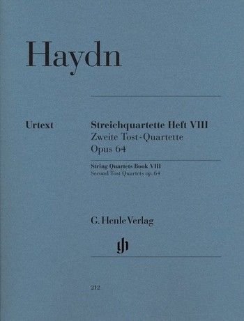 Haydn, Joseph: Streichquartette Heft VIII, op. 64 (Zweite Tostquartett