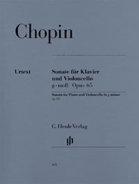 Chopin, Frédéric: Sonate für Violoncello und Klavier g-moll op. 65