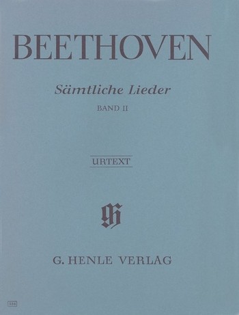 Beethoven, Ludwig van: Sämtliche Lieder und Gesänge mit Klavier, Band II