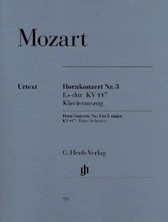 Mozart, Wolfgang Amadeus: Konzert für Horn und Orchester Nr. 3 Es-dur KV 447 (mit