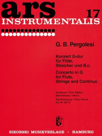 Pergolesi, Giovanni Battista: Konzert