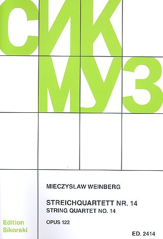 Weinberg Mieczyslaw: Quartett 14 op 122