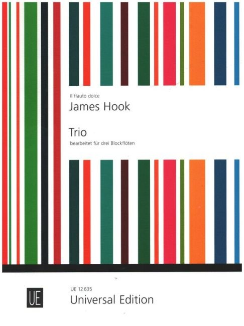 Hook, James: Trio for 3 Flutes