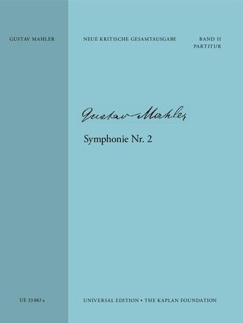 Mahler Gustav: Symphonie Nr. 2 (Partitur und Textband)