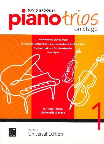 Brooker, David (Bearb.): Piano trios on Stage