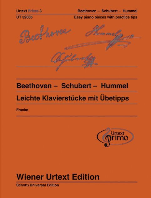 Beethoven Ludwig van / Schubert Franz / Humme: Leichte Klavierstücke mit Übetipps