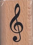 .: Stempel Violinschlüssel