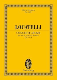 Locatelli, Pietro (1695-1764): Concerti Grossi op. 1 Vol. 1 (Nr. 1-4)