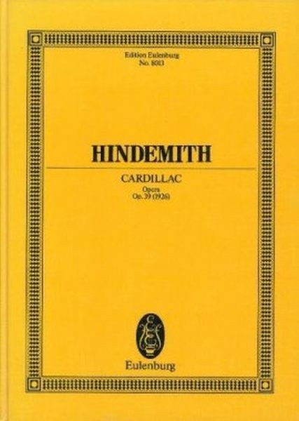 Hindemith, Paul: Cardillac  OP39