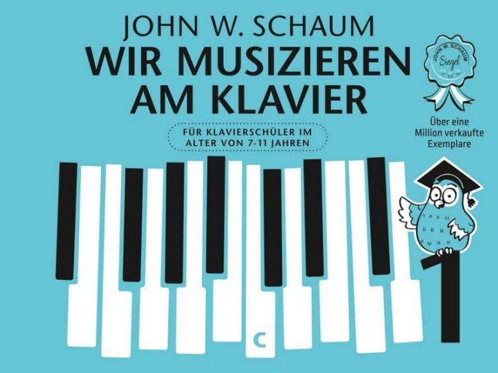 Schaum John Wesley: Wir musizieren am Klavier 1 + Tastenfinder