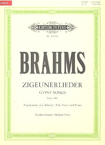 Brahms, Johannes: 8 Zigeunerlieder op. 103
