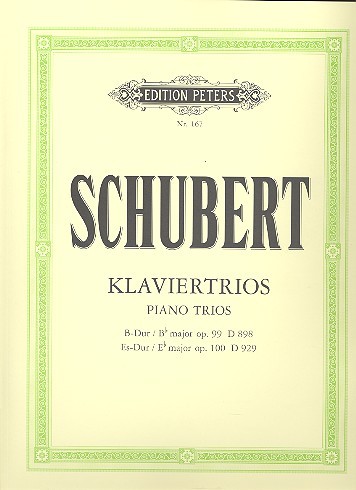 Schubert, Franz: Klaviertrios