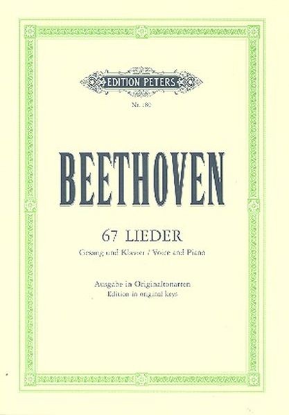 Beethoven, Ludwig van: 67 Lieder