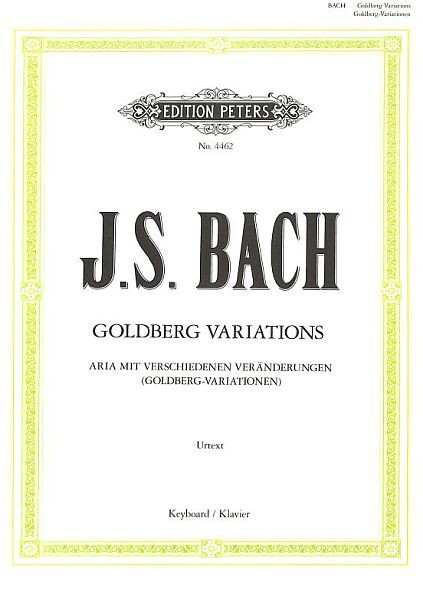 Bach, Johann Sebastian (1685-1750): Aria mit 30 Veränderungen G-Dur