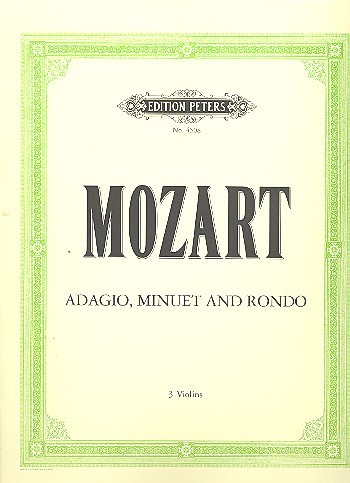 Mozart, Wolfgang Amadeus: Musik für drei Violinen