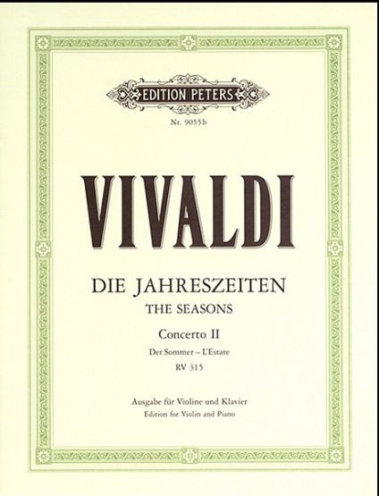 Vivaldi, Antonio (1678-1741): Die vier Jahreszeiten Konzert - Der Sommer