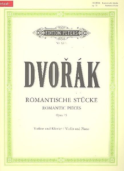 Dvorak, Antonin: Romantische Stücke op. 75
