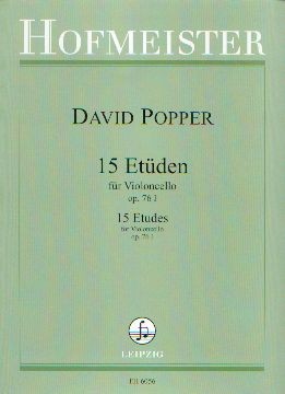 Popper, David (1843-1913): 15 Etueden Op 76/1
