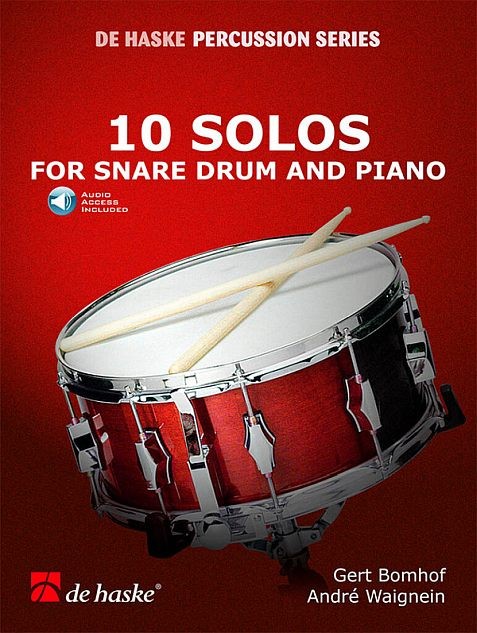 Bomhof Gert: 10 solos for snare drum + piano