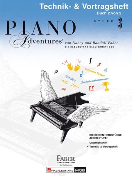 Faber Nancy: Piano adventures 3 - Technik + Vortragsheft